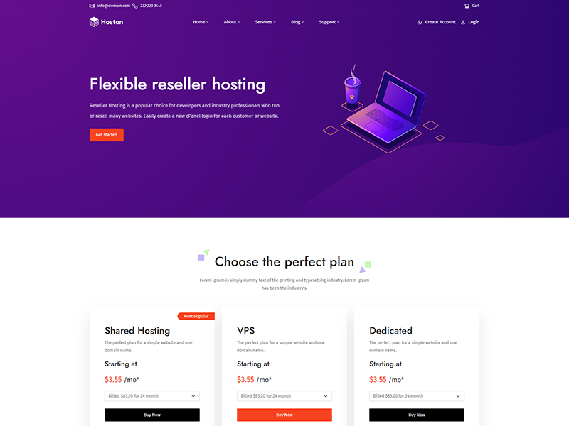 Reseller hosting